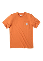 CARHARTT T-SHIRT K87 TASCHE MARMALADE -XS
